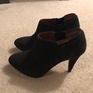 dolce vita black heeled ankle boots